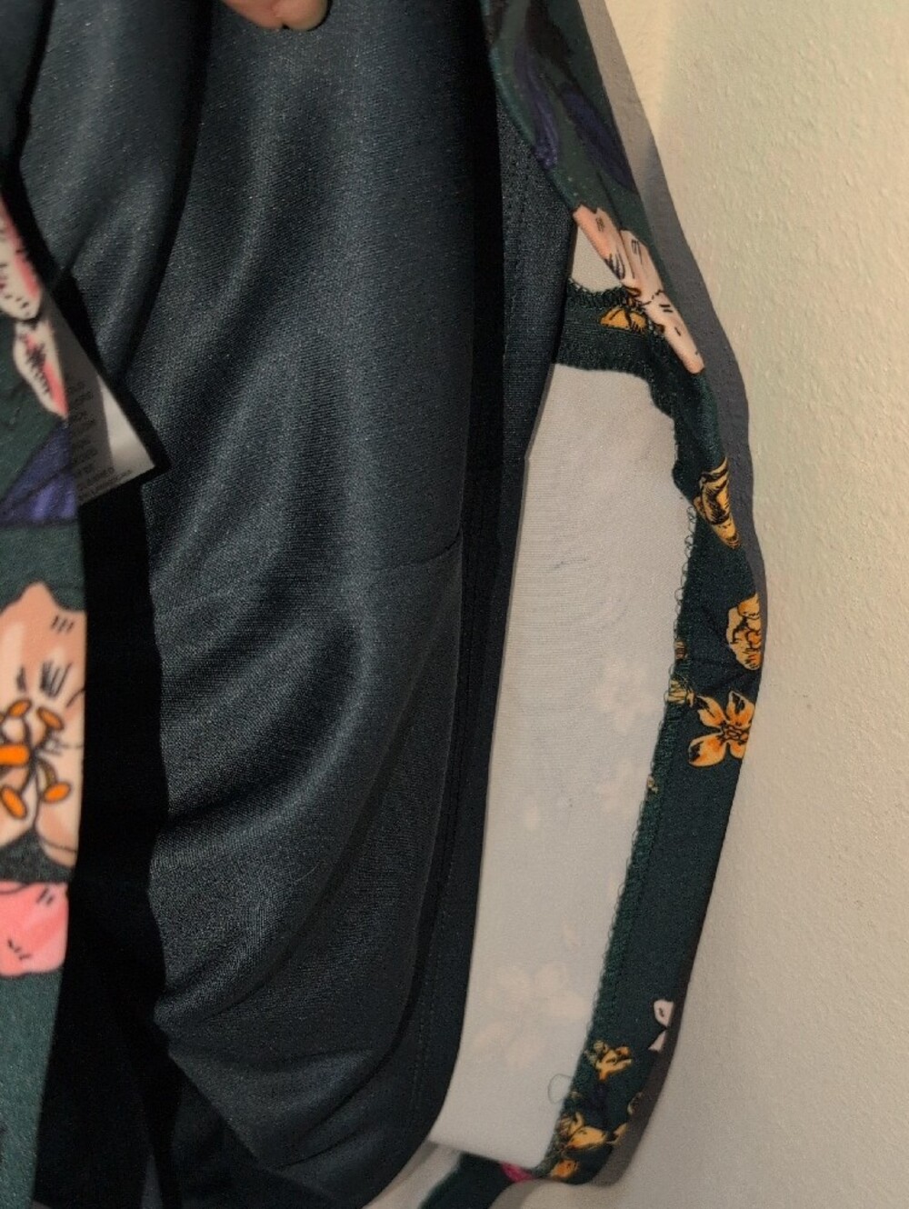Vince Camuto Dark Green Lined Floral Dress - Picture 11 of 11